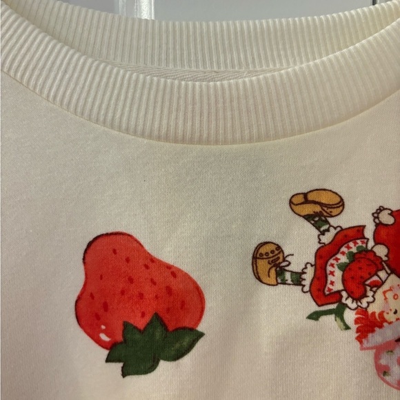 Strawberry Shortcake Women’s Crewneck Sweater NWOT Size M - Picture 2 of 9